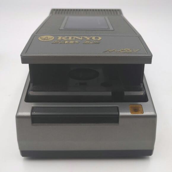 Kinyo Super Slim M-63V VHS Video Cassette VHS Rewinder Vintage Gray Tested Works - Picture 3 of 5